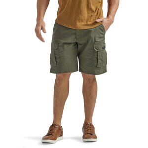 Wrangler Ripstop Cargo Stretch Shorts Tech Relaxed Fit Men's Sz 42, 44, 48 Green